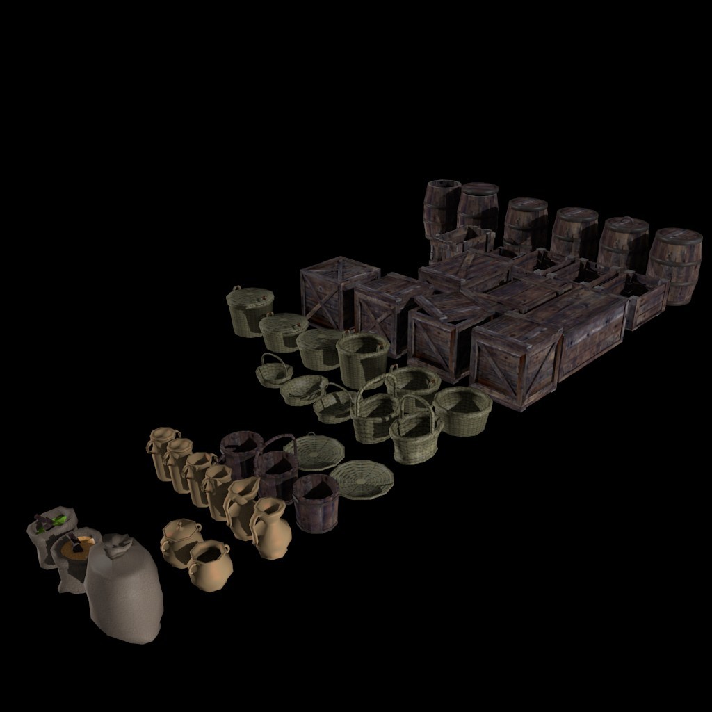 Medieval Containers preview image 1